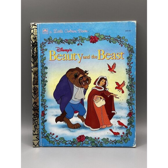 Disney Toys Vintage A Little Golden Book Disneys Beauty And The